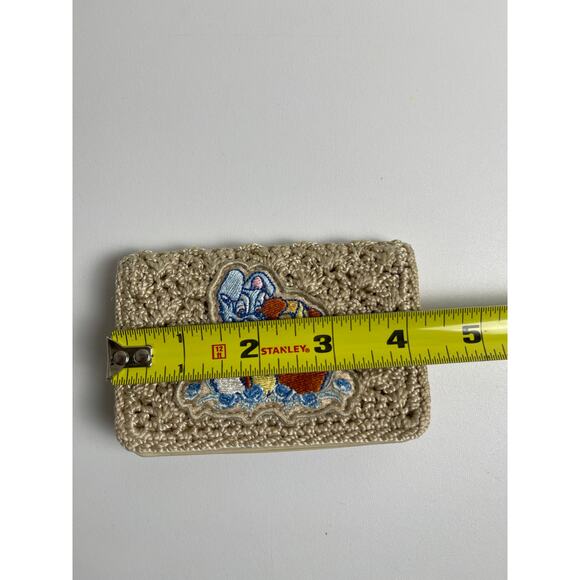 VTG Disney Lady and the Tramp Crochet Clip Small Wallet Nostalgia Kidcore - Picture 9 of 10